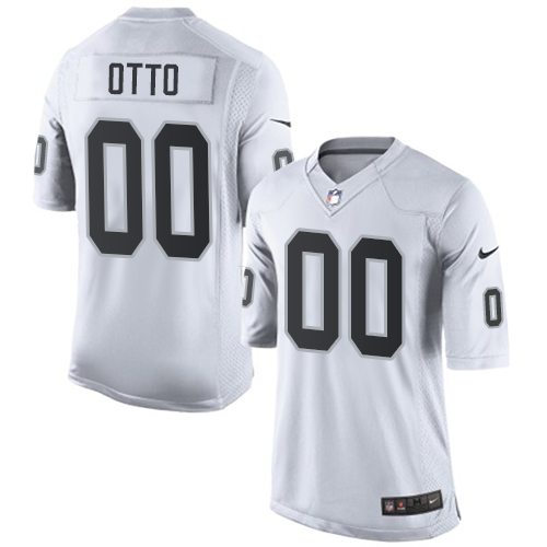 Youth Elite Jim Otto Nike Jersey White Road - #0 NFL Oakland Raiders